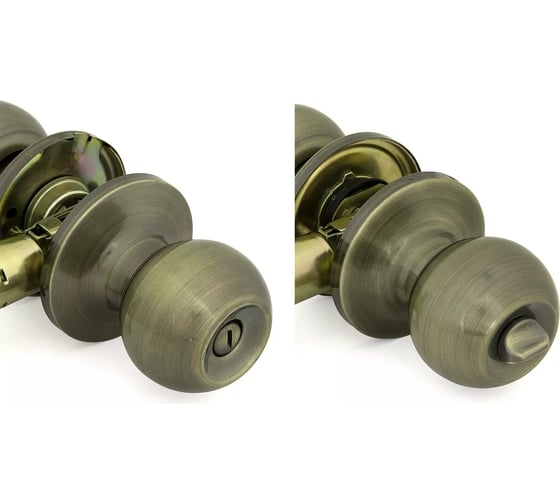 Ручка защелка Palladium 607 AB BK 00011600