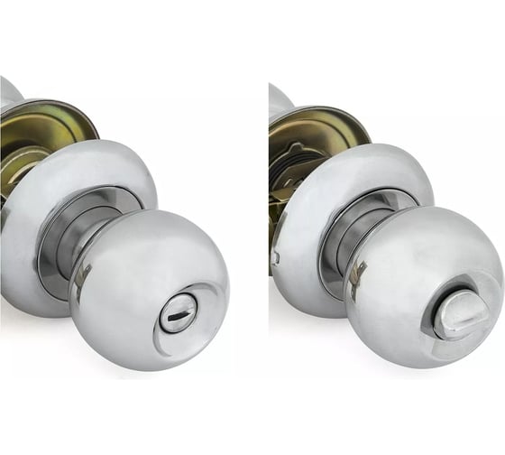 Ручка защелка Palladium 609 CP BK 00011969