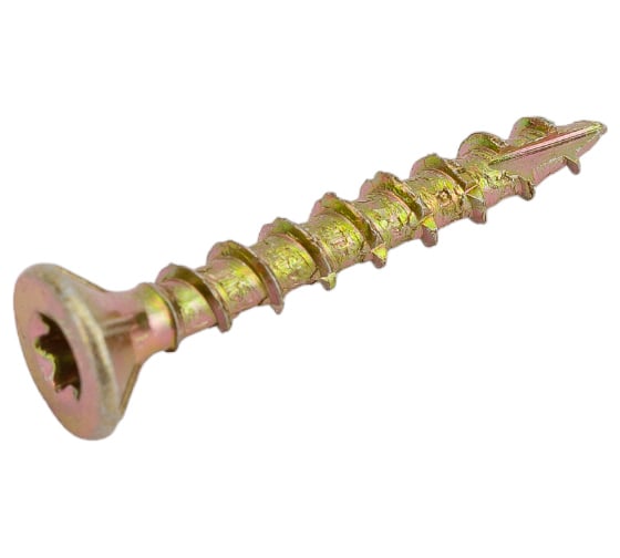 Шуруп конструкционный ЕВРОПАРТНЕР для дерева потай, ж/п Torx 15 3,5x25 + бита (300 шт.) B3 0012