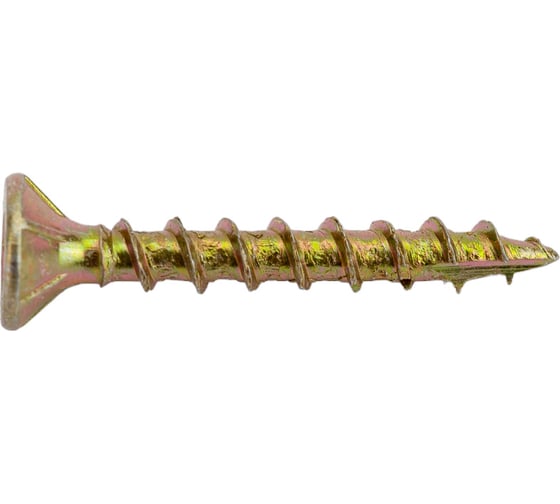 Шуруп конструкционный ЕВРОПАРТНЕР для дерева потай, ж/п Torx 15 3,5x25 + бита (300 шт.) B3 0012