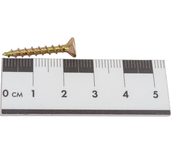 Шуруп конструкционный ЕВРОПАРТНЕР для дерева потай, ж/п Torx 15 3,5x25 + бита (300 шт.) B3 0012