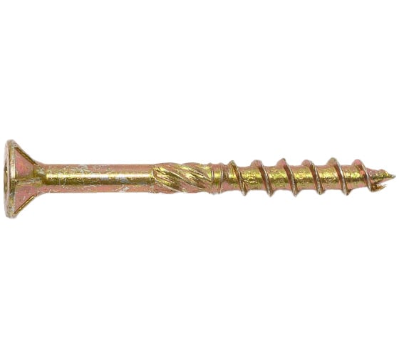 Шуруп конструкционный ЕВРОПАРТНЕР для дерева с фрезой, потай, ж/п Torx 15 3,5x35 + бита (250 шт.) B3 0014