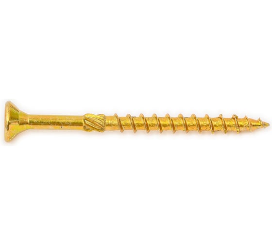 Шуруп конструкционный ЕВРОПАРТНЕР для дерева с фрезой, потай, ж/п Torx 15 3,5x45 + бита (200 шт.) B3 0016