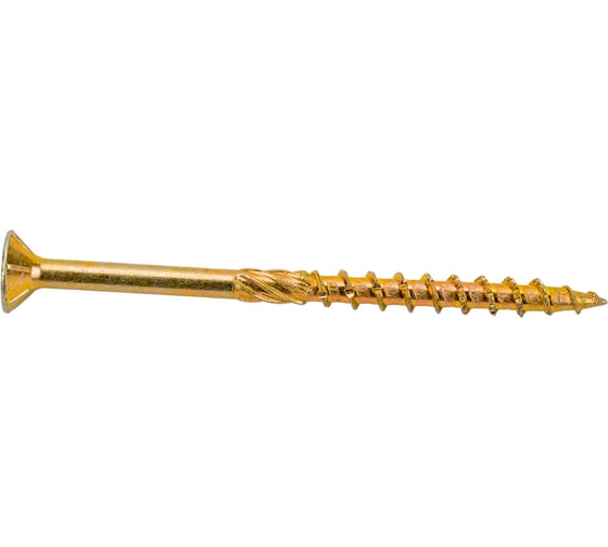 Шуруп конструкционный ЕВРОПАРТНЕР для дерева с фрезой, потай, ж/п Torx 25 5,0x70 + бита (70 шт.) B3 0040