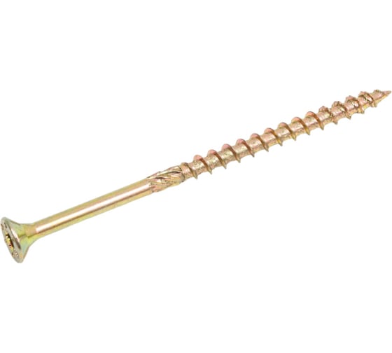 Шуруп конструкционный ЕВРОПАРТНЕР для дерева с фрезой, потай, ж/п Torx 25 5,0x90 + бита (60 шт.) B3 0043