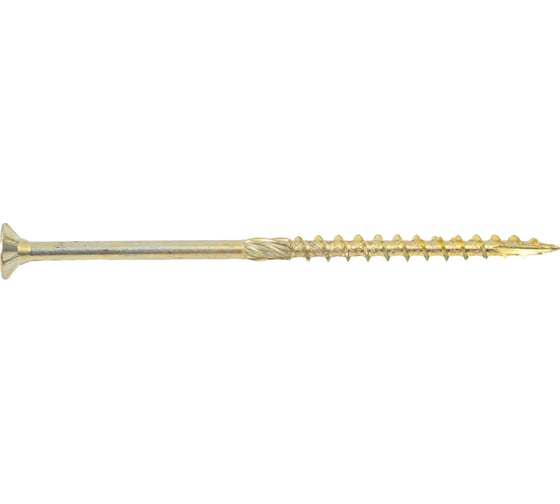 Шуруп конструкционный ЕВРОПАРТНЕР для дерева с фрезой, потай, ж/п Torx 25 5,0x100 + бита (50 шт.) B3 0044