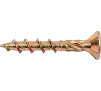 Шуруп конструкционный ЕВРОПАРТНЕР для дерева с фрезой, потай, ж/п Torx 30 6,0x40 + бита (80 шт.) B3 0046