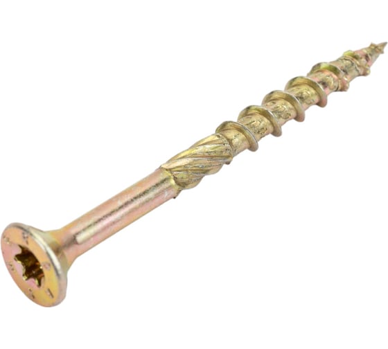 Шуруп конструкционный ЕВРОПАРТНЕР для дерева с фрезой, потай, ж/п Torx 30 6,0x70 + бита (50 шт.) B3 0049
