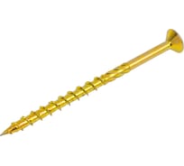 Шуруп конструкционный ЕВРОПАРТНЕР для дерева с фрезой, потай, ж/п Torx 30 6,0x90 + бита (35 шт.) B3 0052