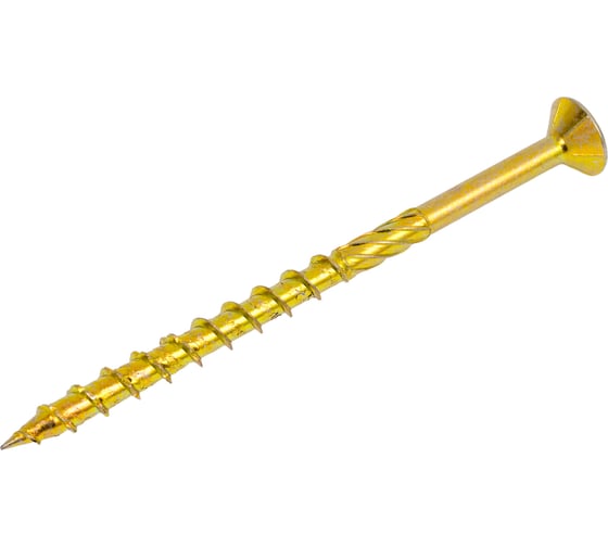 Шуруп конструкционный ЕВРОПАРТНЕР для дерева с фрезой, потай, ж/п Torx 30 6,0x90 + бита (35 шт.) B3 0052 1