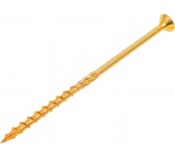 Шуруп конструкционный ЕВРОПАРТНЕР для дерева с фрезой, потай, ж/п Torx 30 6,0x120 + бита (35 шт.) B3 0054 1