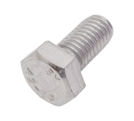 Болт DINFIX DIN 933, шестигранная головка с полной резьбой, 8x16, А2 нержавеющая сталь, 2 шт. 00-00002825