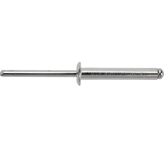 Тяговая заклепка ЦКИ Ал-Mg2.5/Ст, плоская, 4.8x30 REX 200 шт. 53173 1