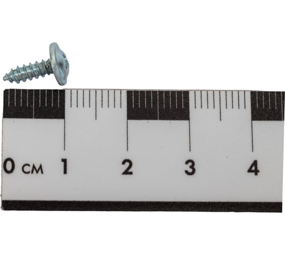 Саморез ЦКИ DIN 968, 2.9x9.5, остроконечный, Ц, 200 шт. 52280
