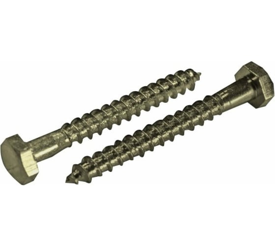 Сантехнический шуруп ЦКИ DIN571, 12x80, Ц, SW19, 50 шт. 3382 1