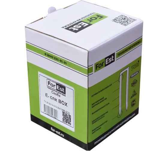 Усиленная скоба ForEst E-38 cnk BOX 6400 шт. МБ000018508