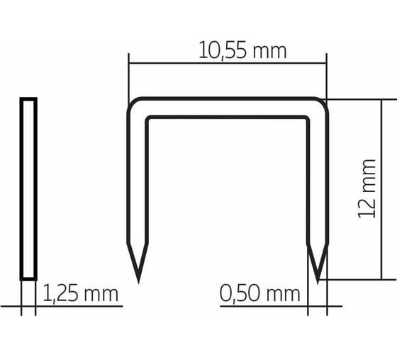 Скоба ForEst PF-12 CNK 4080 шт. МБ000000281