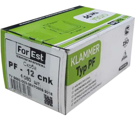 Скоба ForEst PF-12 CNK 4080 шт. МБ000000281