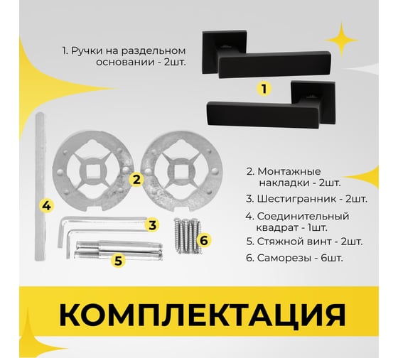 Ручка на раздельном тонком цинковом основании ABRISS R21.150 MBP (черный матовый) 30057