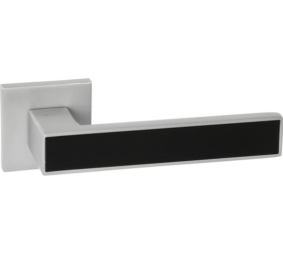 Ручка на раздельном тонком цинковом основании ABRISS R21.120 MCP/BL (матовый хром/черная вставка) 30053 1