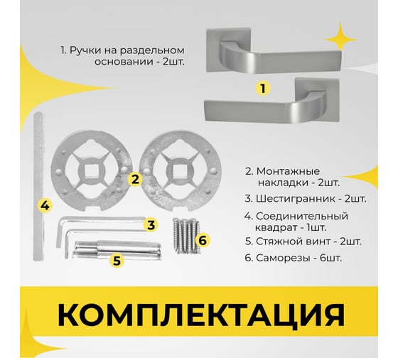 Ручка на раздельном тонком цинковом основании ABRISS R21.170 MCP (матовый хром) 30059