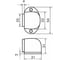 Ограничитель двери Palladium 02 SB матовая латунь 00003801 3
