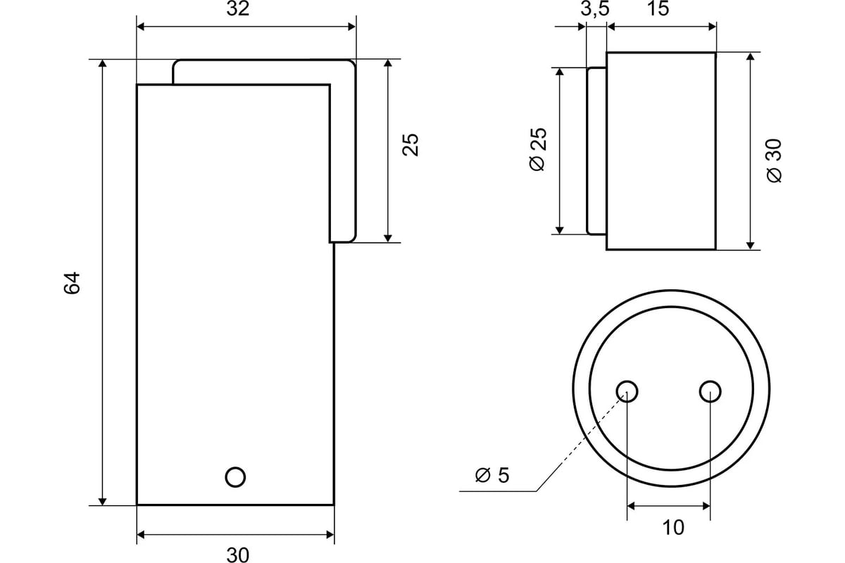 Ограничитель двери Palladium 05 Н-М PC перламутровый хром 00011192 -  выгодная цена, отзывы, характеристики, фото - купить в Москве и РФ