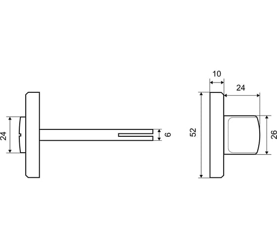 Накладка фиксатор Palladium RS BN/CP BK УТ-00000078