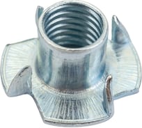 Крыльчатая мебельная забивная гайка DINFIX DIN 1624, оцинкованная, М10, 4 шт. 00-00002846