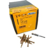 Саморезы Eurotec Cylinder Head Screw 3.9x42 TX10, цилиндр, 400 шт. + бита 111900