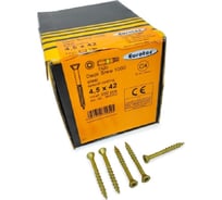 Саморезы Eurotec Deck Srew 1000 4.5x42 TX20, потайной, 250 шт. 945202