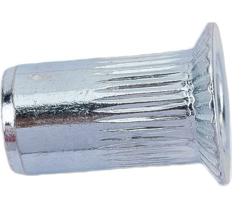 Резьбовая заклепка STARFIX М5 потайной бортик, белый цинк, 50 шт. SMZ1-61103-50