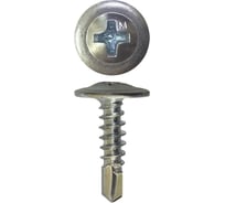 Саморез Daxmer ПШС 4,2x16 с прессшайбой сверло, цинк, короб, 1200 шт 00-00462748