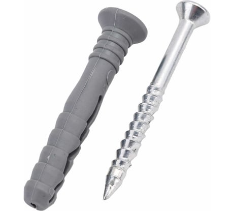 Дюбель-гвоздь Daxmer 6x40 потайная манжета, полипропилен, 2000 шт. 00000312607