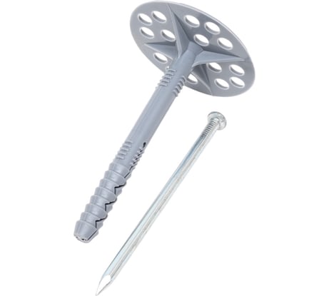 Дюбель гриб Daxmer для теплоизоляции с металлическим гвоздем IZМ 10x100, 500 шт 00000323698