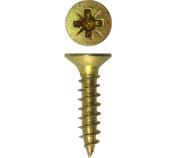 Саморез Rizzel универсальный Pz 3,5x20 желтый цинк 28000 шт 00000310534 1