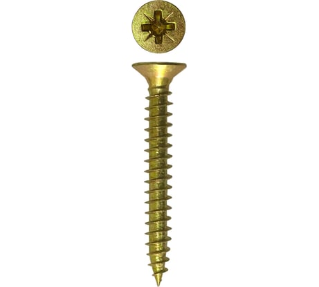 Универсальный саморез Rizzel Pz 3,5x30 желтый цинк 13000 шт 00-00464104
