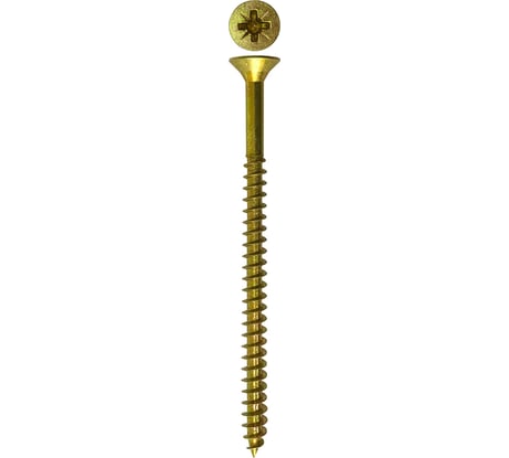 Универсальный саморез Rizzel Pz 5,0x80 желтый цинк 2000 шт 00-00464528