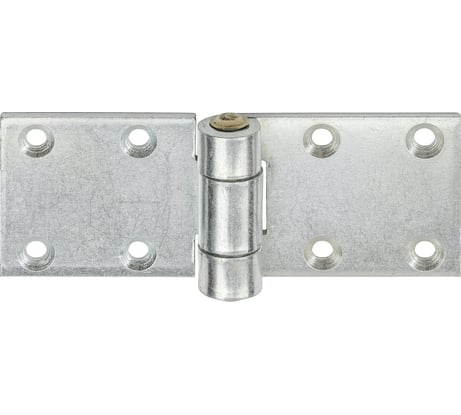 Широкая французская петля VORMANN экстрапрочная, 130x50x4 мм, оцинкованная, латунный штифт 00048 130 Z