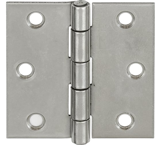 Прямая петля VORMANN 63x63x1,5 мм, нержавеющая сталь 010613060