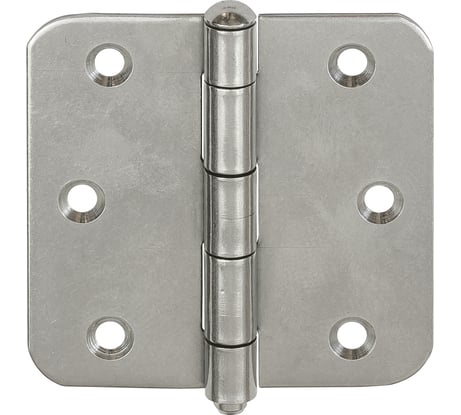 Прямая петля с закруглая краями VORMANN 75x75x1,75 мм, нержавеющая сталь 010617075