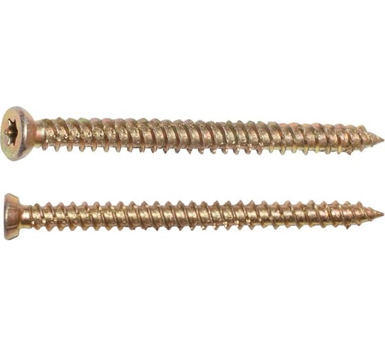 Шуруп по бетону STARFIX 7,5x92 мм, желтый цинк, T30, 1500 шт. SM-99135-1500 1