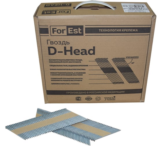 Реечный гвоздь ForEst D34 31/83 BKRI cnk 3 тыс. шт. МБ000018880