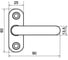 Оконная ручка Palladium Natali CP 00008257 4