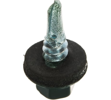 Кровельный саморез Госкреп 5,5x19 RAL 6005, зеленый мох, 60 шт., пл. конт. 280 мл 2-0018261