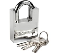 Навесной замок с дополнительной защитой 50 мм ЗУБР ЭКСПЕРТ 37223-50