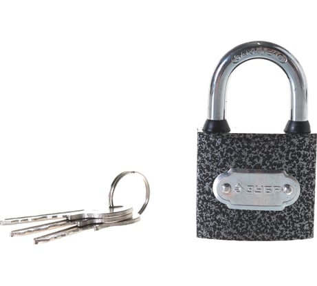 Навесной замок 38 мм ЗУБР МАСТЕР 3712-38