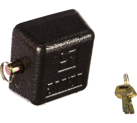 Навесной замок с закрытой дужкой 80 мм РОС 67093