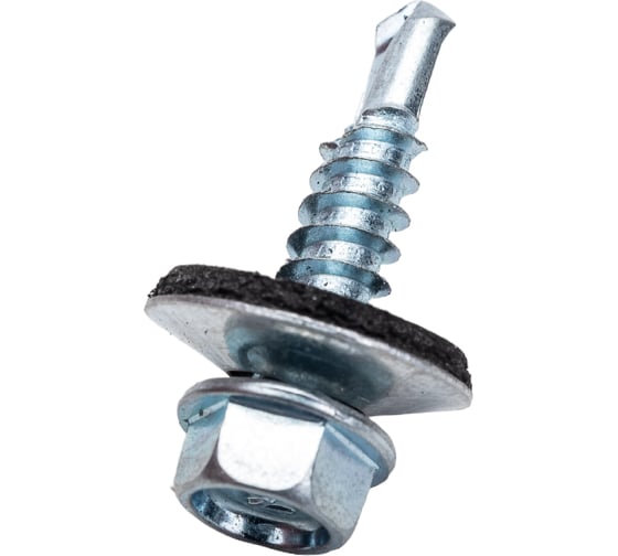 Саморез с шайбой EPDM BEFAST наконечник сверло 5,5x25, 100 шт. SSF55025100S