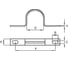 Скоба DKC креп. метал. оцинк. двухлап. d22мм 100шт 53356DIY 2